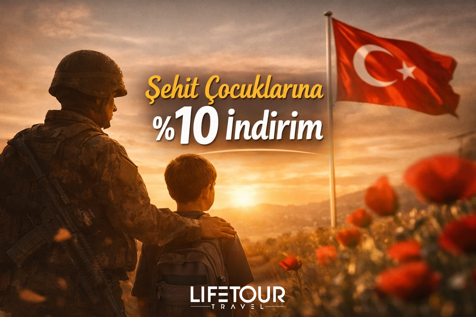 Şehit Çocuklarına %10 Vefa İndirimi