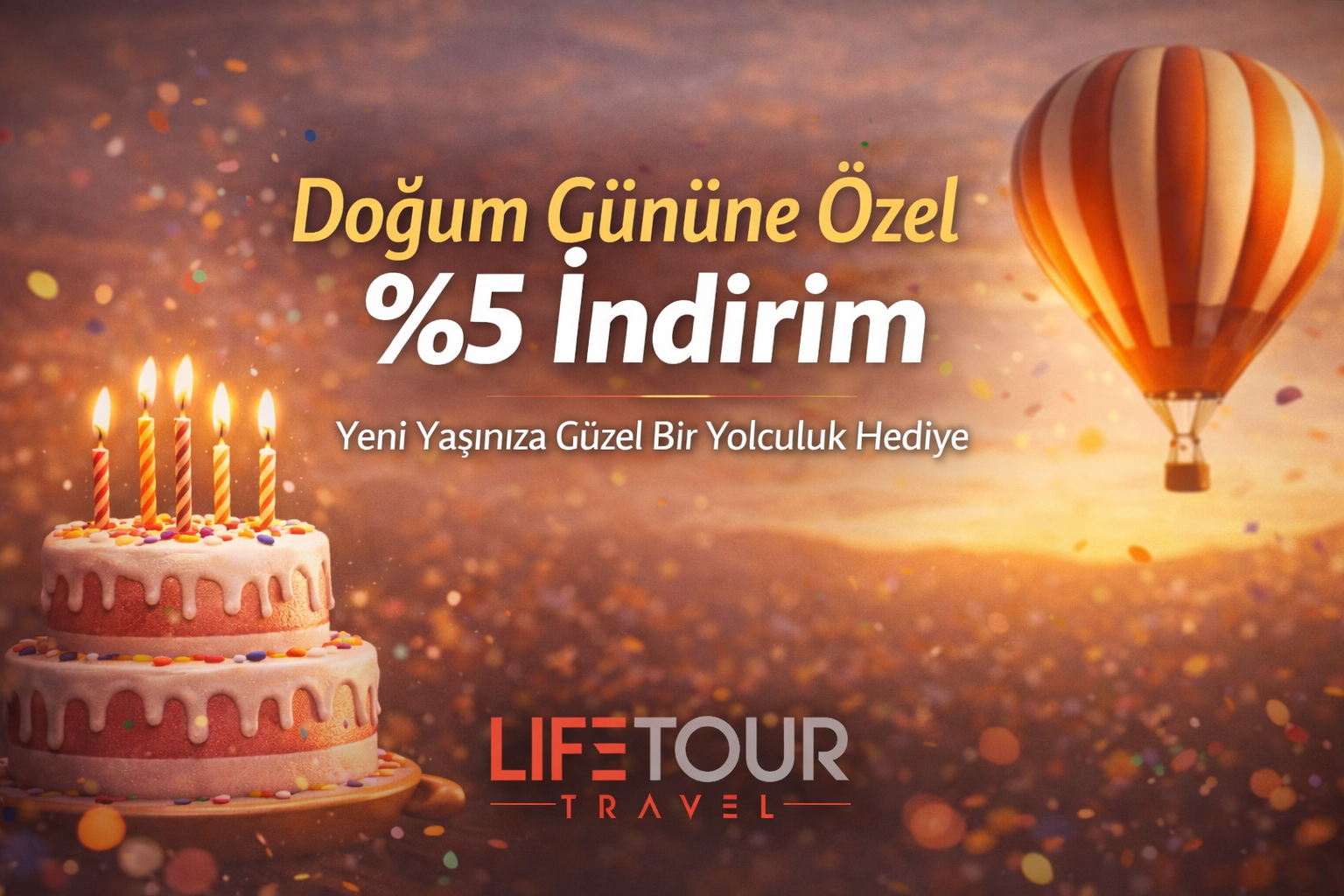 Doğum Gününe Özel İndirim Fırsatı